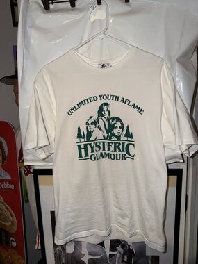 Hysteric Glamour “summer camp” unlimited youth aflame t shirt